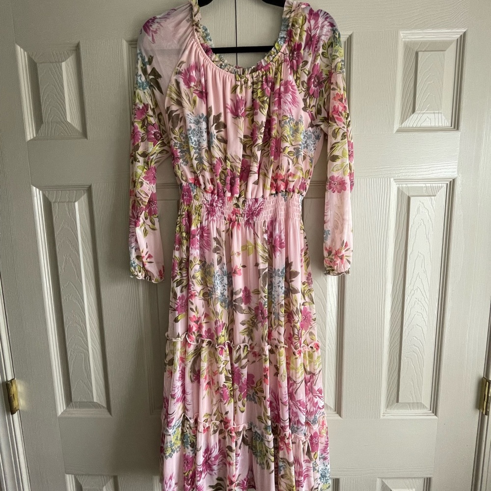 Floral Long Sleeve Dress